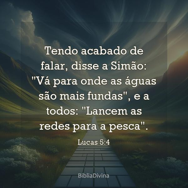 Lucas 5:4