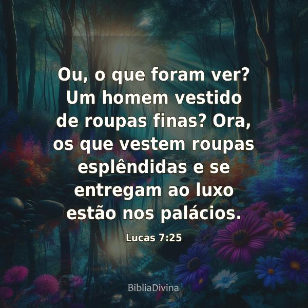 Lucas 7:25