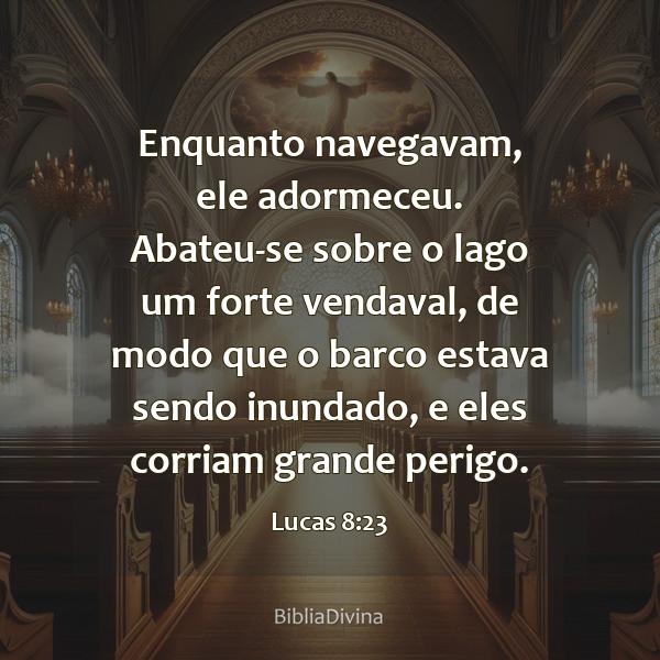 Lucas 8:23