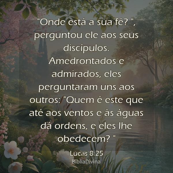 Lucas 8:25