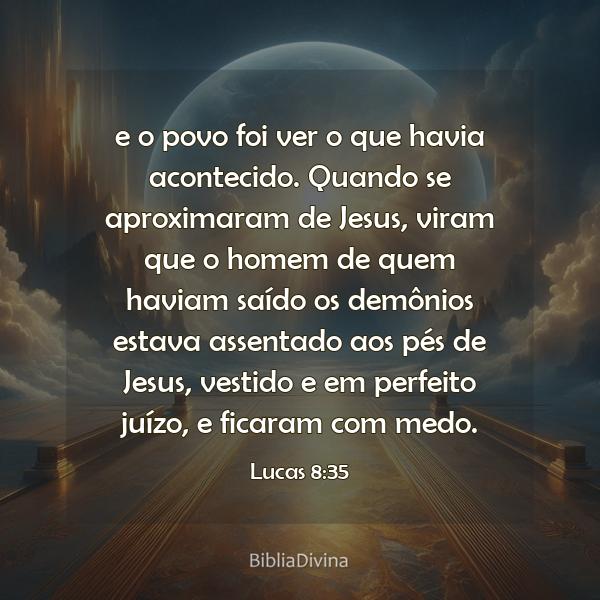 Lucas 8:35