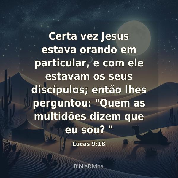 Lucas 9:18