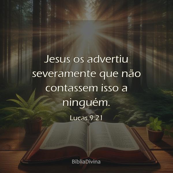 Lucas 9:21