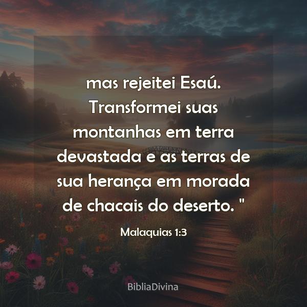 Malaquias 1:3