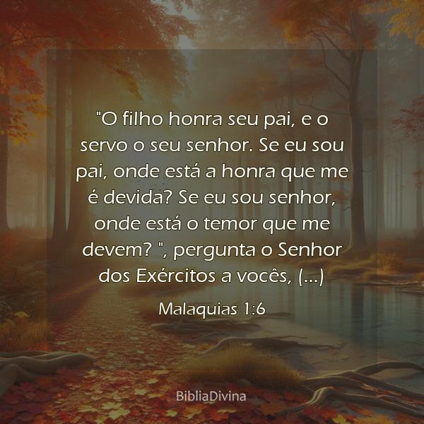 Malaquias 1:6