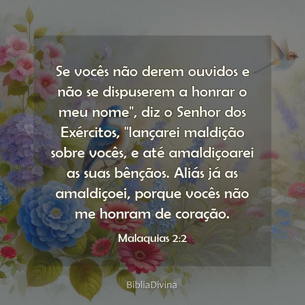 Malaquias 2:2