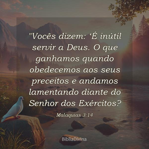 Malaquias 3:14