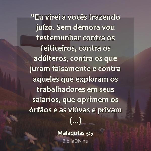 Malaquias 3:5