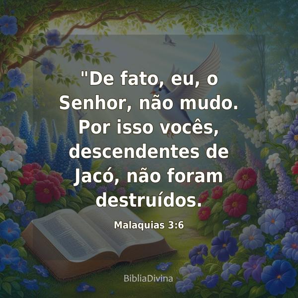 Malaquias 3:6