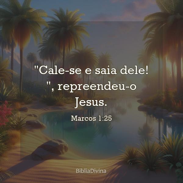 Marcos 1:25