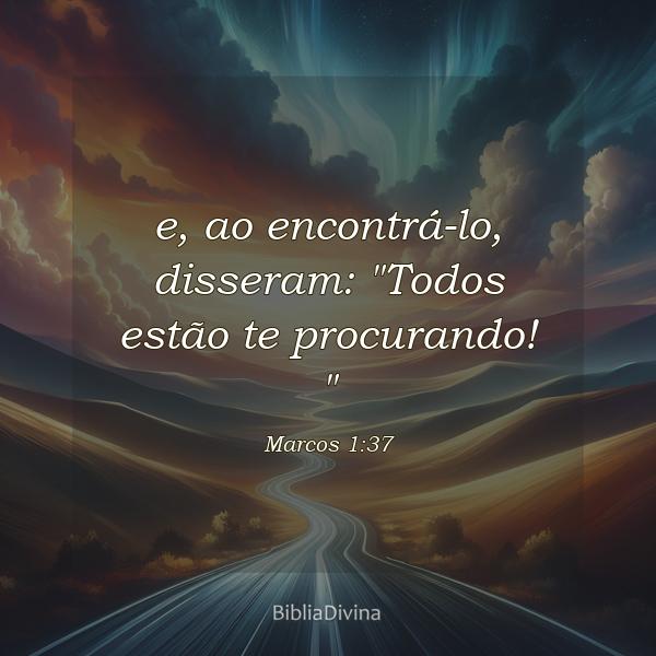 Marcos 1:37