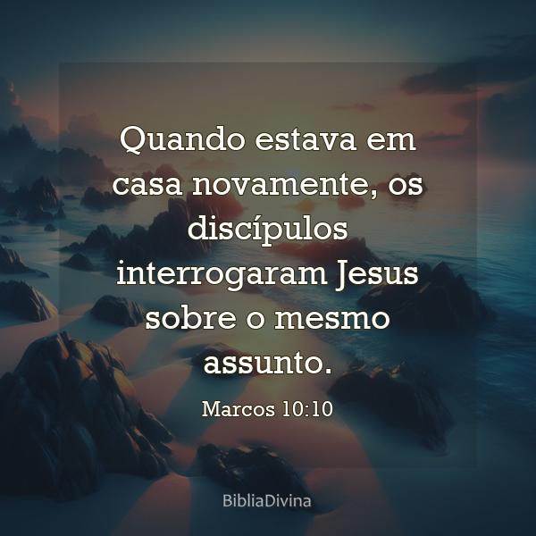 Marcos 10:10