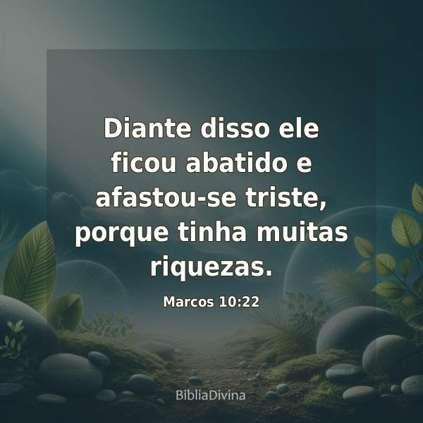 Marcos 10:22