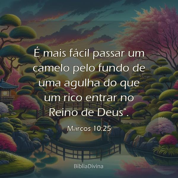 Marcos 10:25