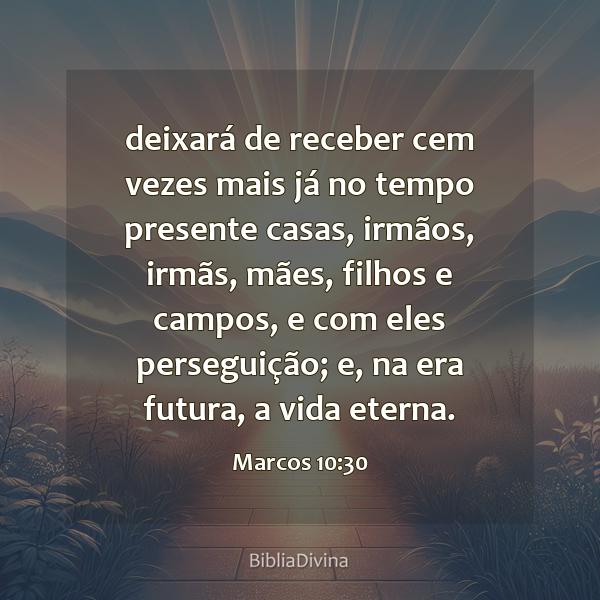 Marcos 10:30