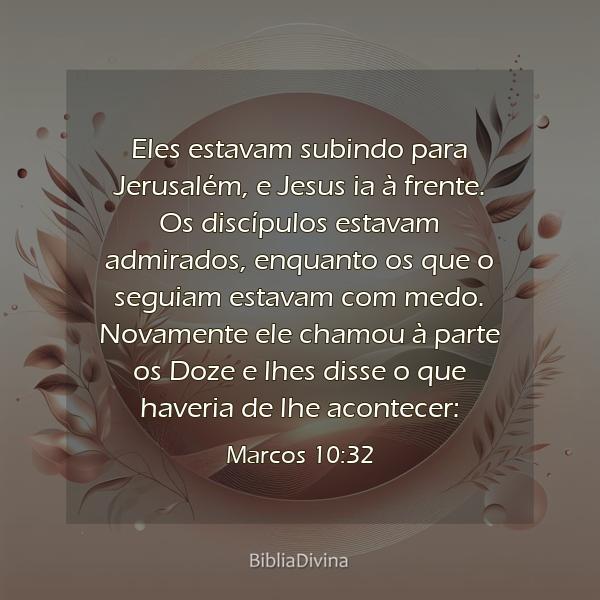 Marcos 10:32