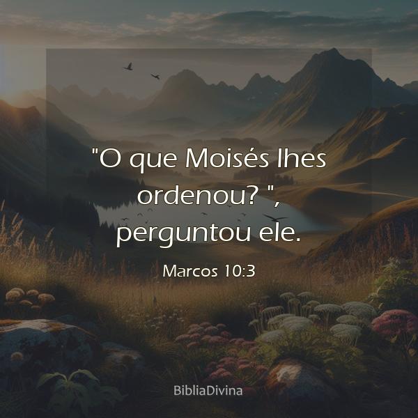 Marcos 10:3