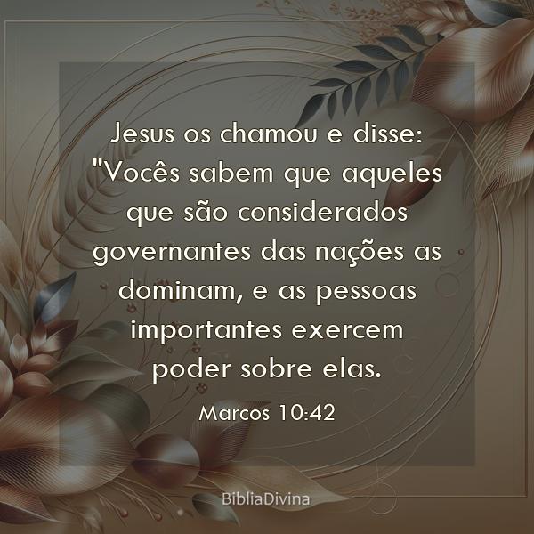 Marcos 10:42