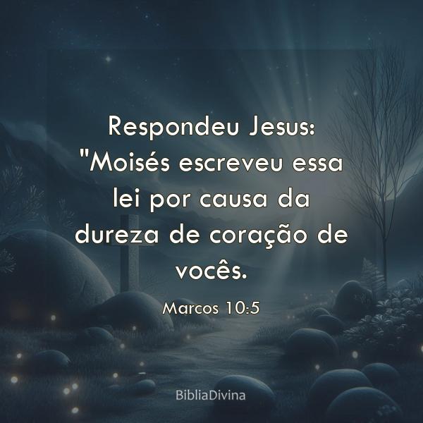 Marcos 10:5