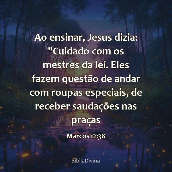 Marcos 12:38