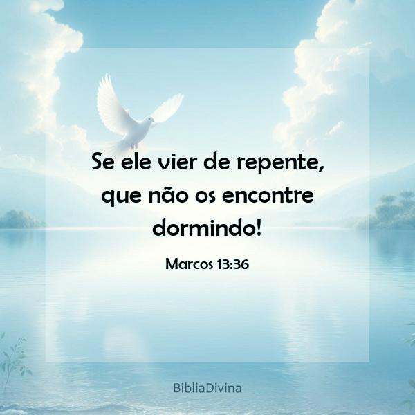 Marcos 13:36