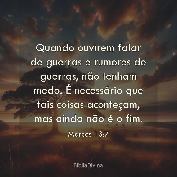 Marcos 13:7