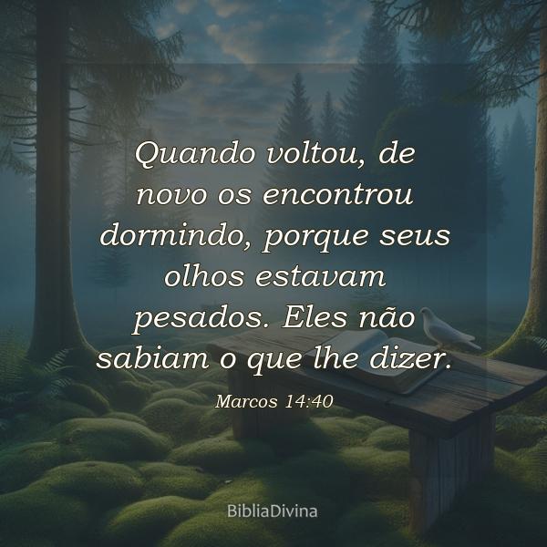 Marcos 14:40