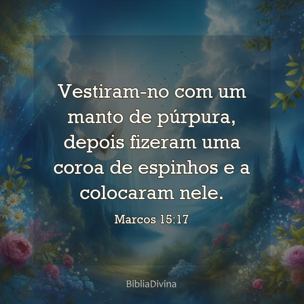 Marcos 15:17