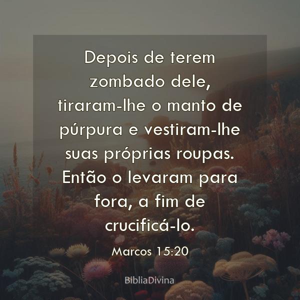 Marcos 15:20