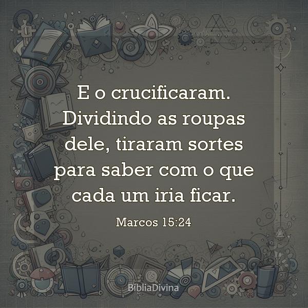 Marcos 15:24