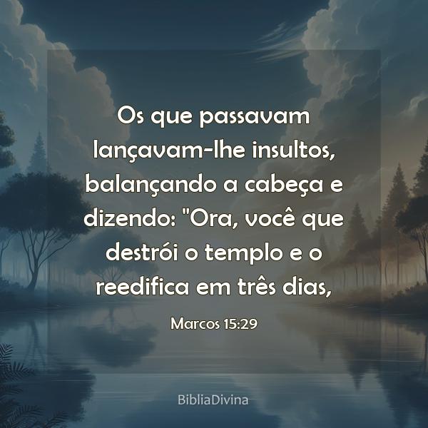 Marcos 15:29