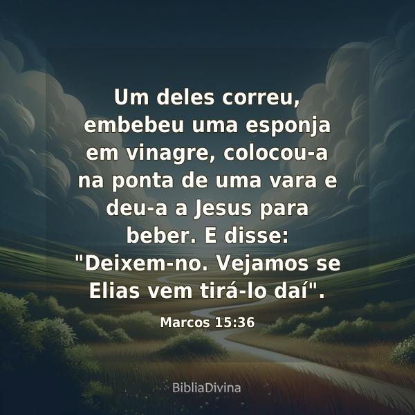 Marcos 15:36