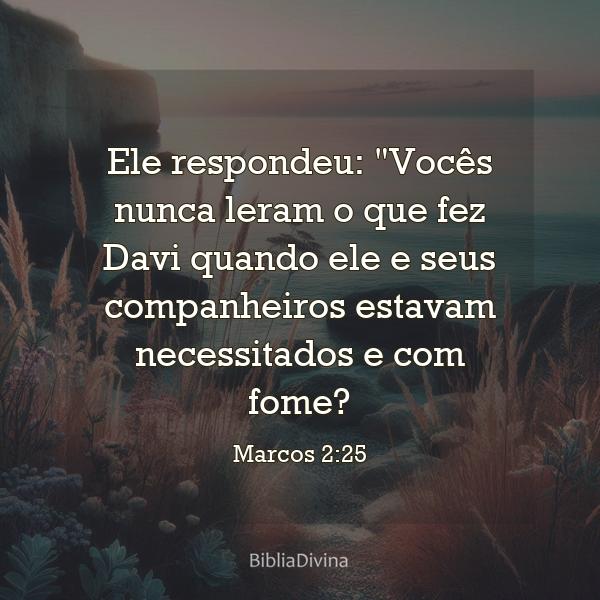 Marcos 2:25