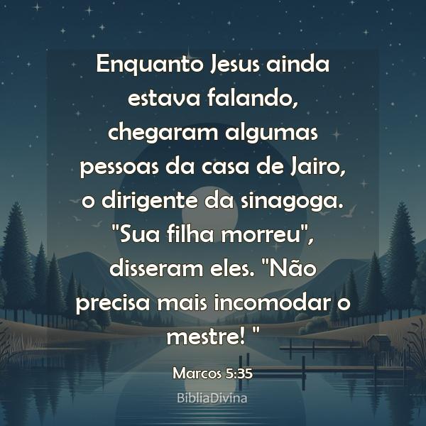 Marcos 5:35