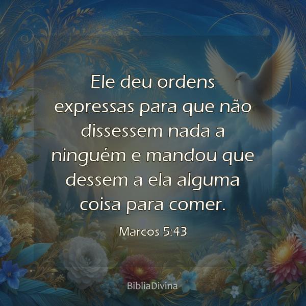 Marcos 5:43