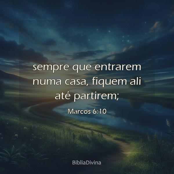 Marcos 6:10