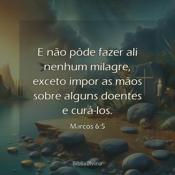 Marcos 6:5