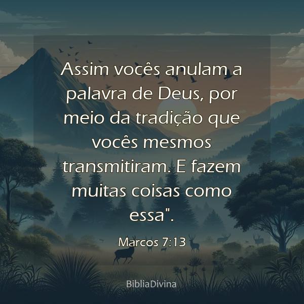 Marcos 7:13