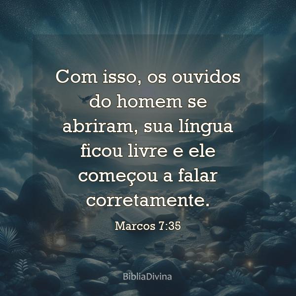 Marcos 7:35