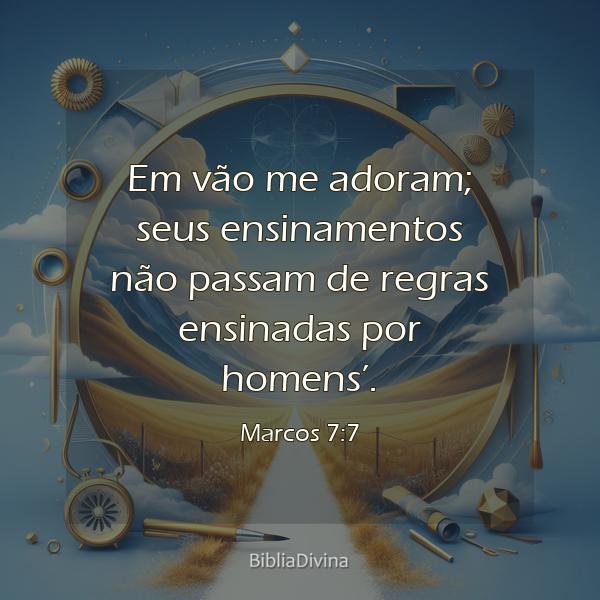 Marcos 7:7