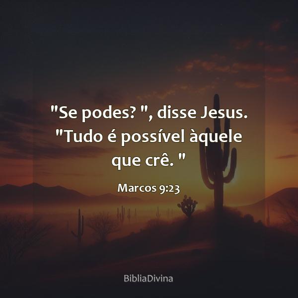 Marcos 9:23