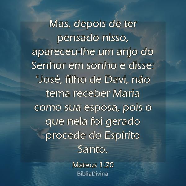 Mateus 1:20