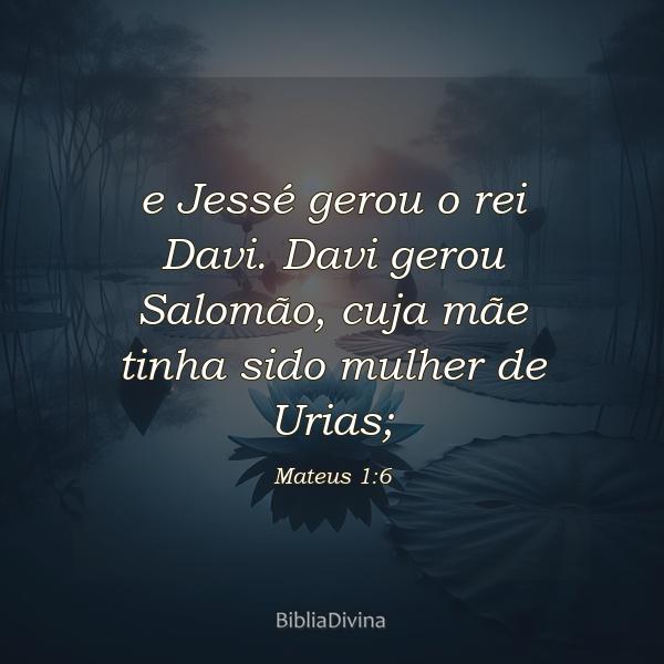 Mateus 1:6