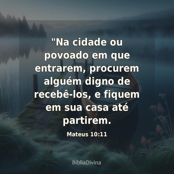 Mateus 10:11