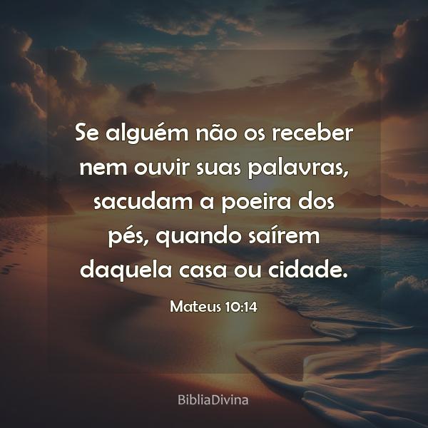 Mateus 10:14