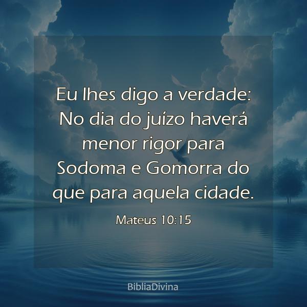 Mateus 10:15