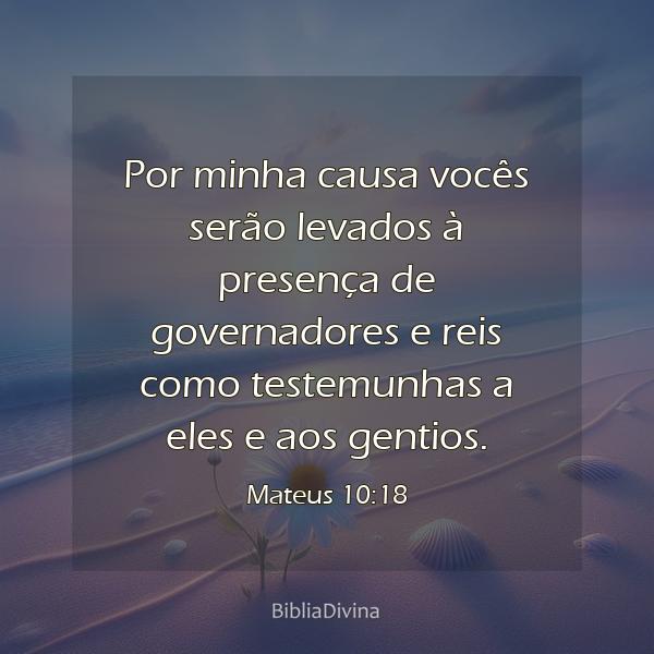 Mateus 10:18