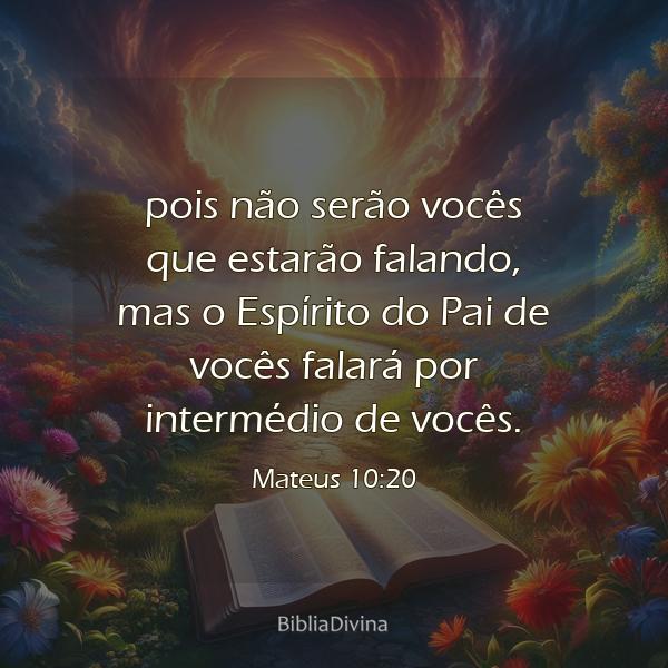 Mateus 10:20