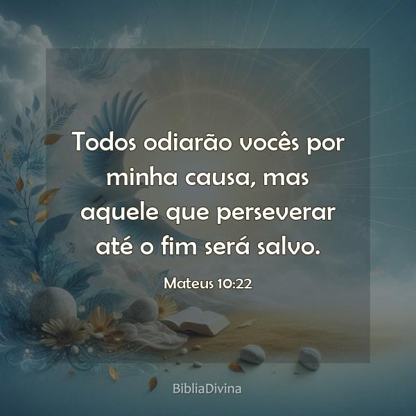 Mateus 10:22