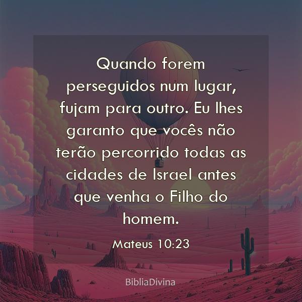 Mateus 10:23